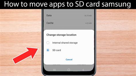 transfer to sd card samsung